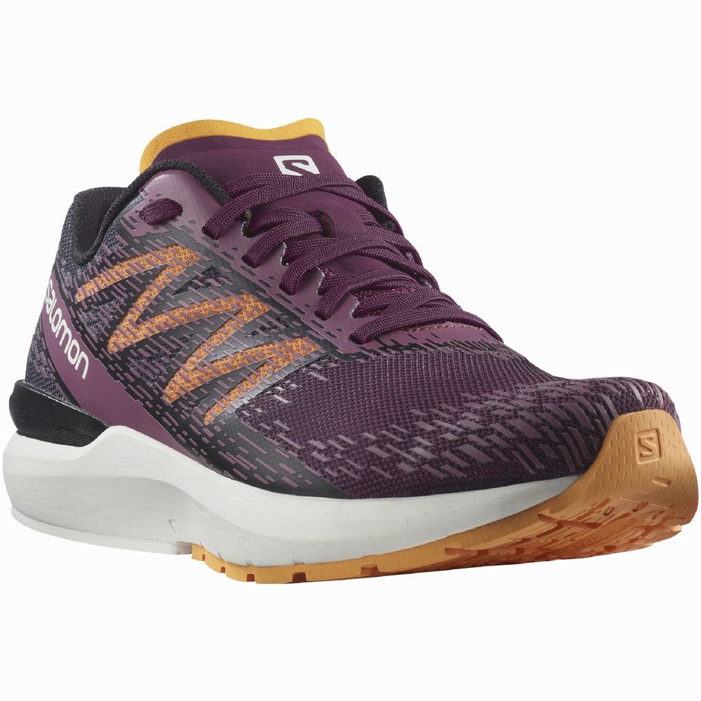 Dámské Běžecké Boty Salomon Sonic 5 Balance Purple/Black/Orange | CZ-6743509