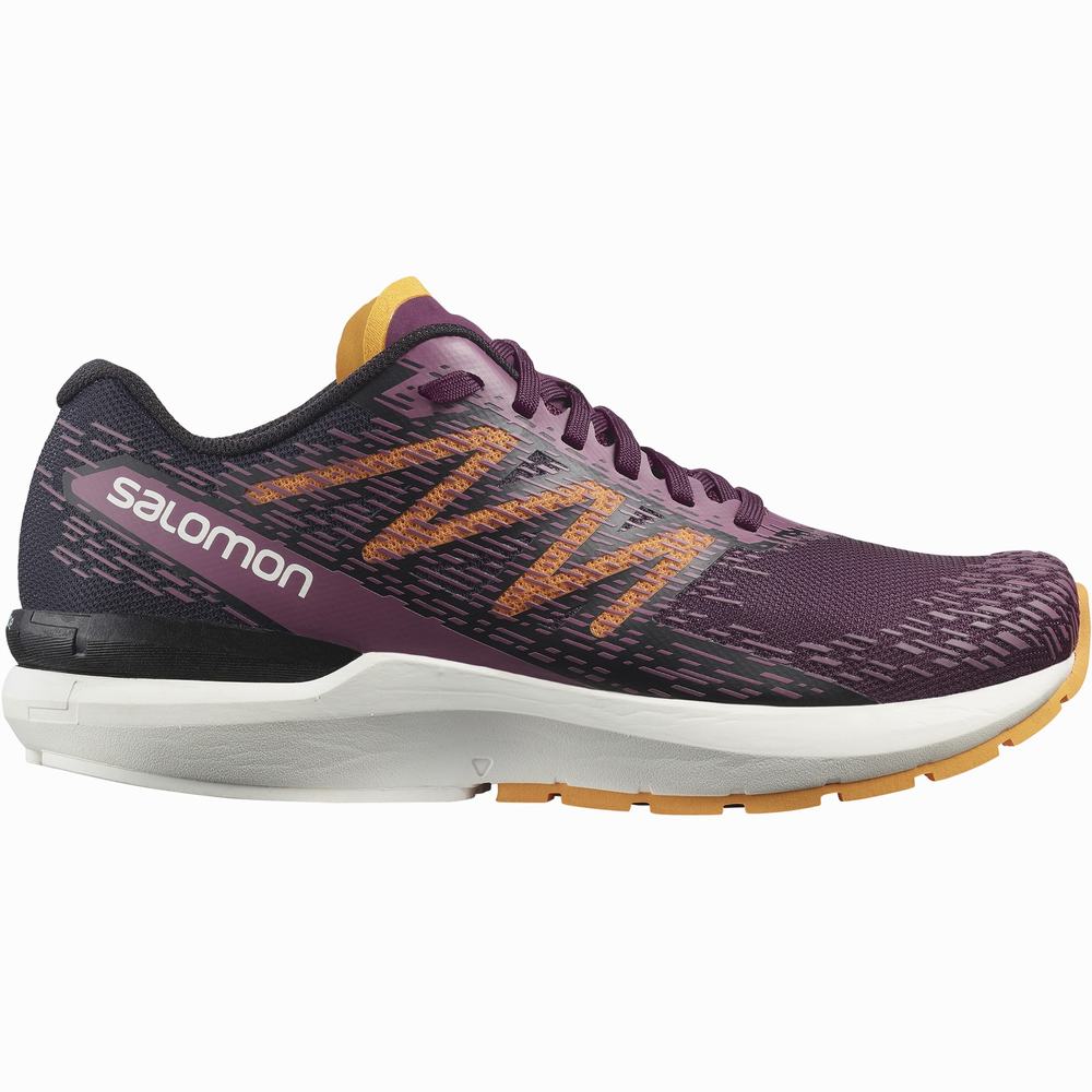 Dámské Běžecké Boty Salomon Sonic 5 Balance Purple/Black/Orange | CZ-6743509