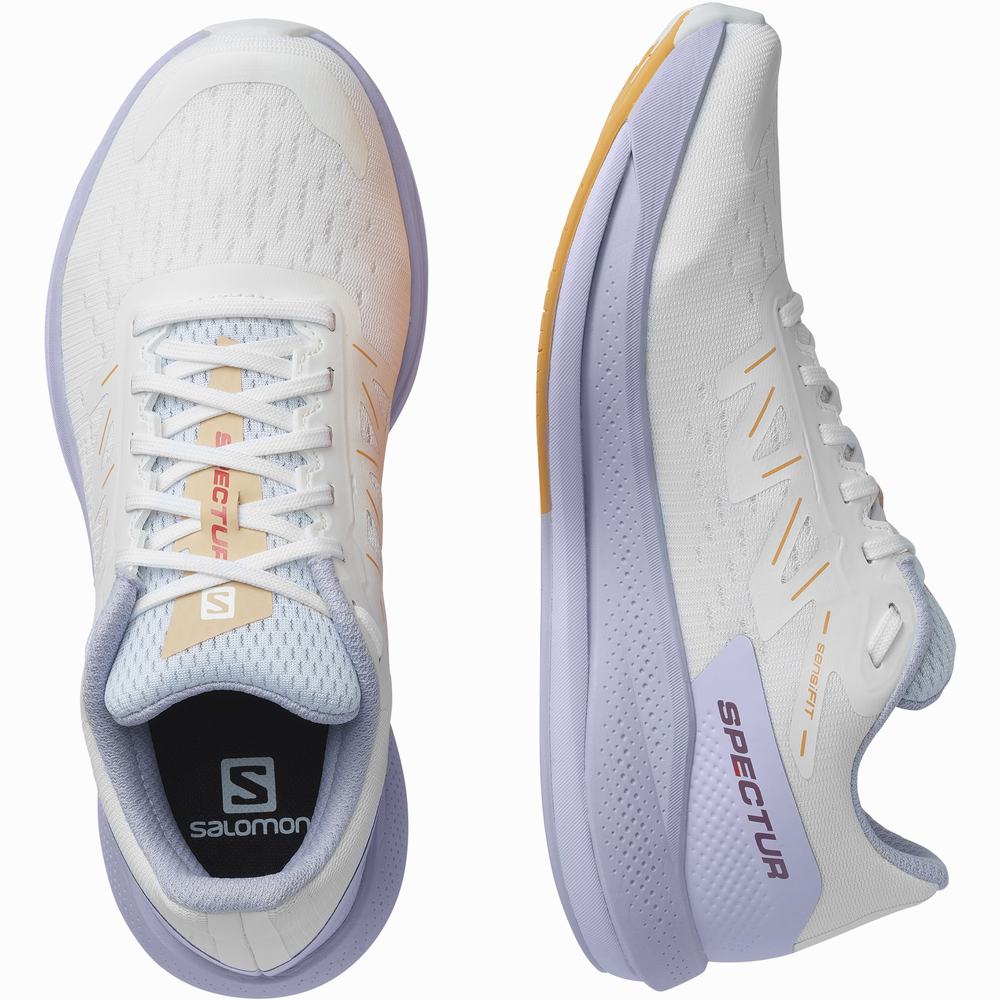 Dámské Běžecké Boty Salomon Spectur White/Purple/Orange | CZ-6712905