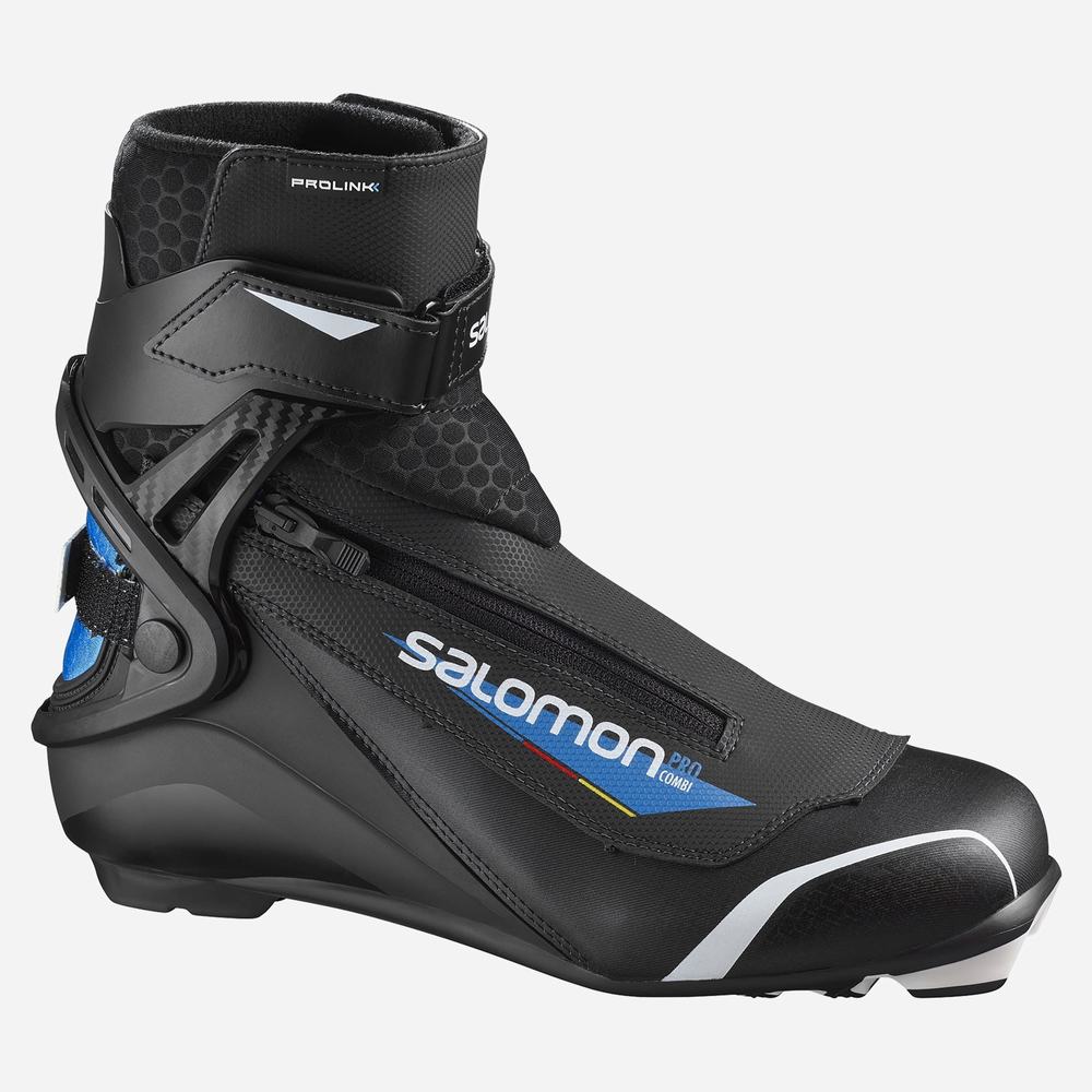 Dámské Lyžařské Boty Salomon Pro Combi Prolink Navy/Black/Blue | CZ-7586149