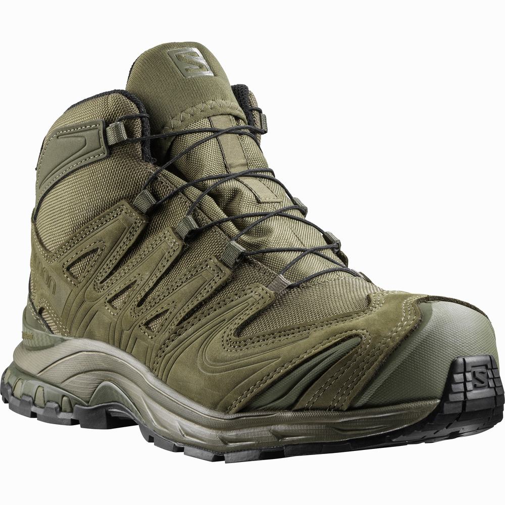 Dámské Přibližovací Boty Salomon Xa Forces Mid Gore-tex En Zelene | CZ-6513204