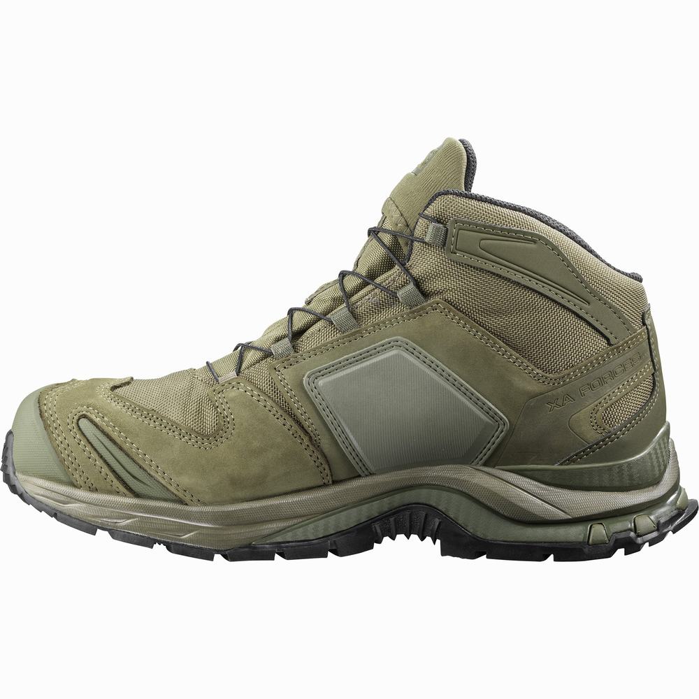 Dámské Přibližovací Boty Salomon Xa Forces Mid Gore-tex En Zelene | CZ-6513204