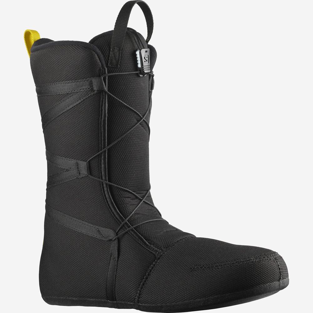 Dámské Snowboardové Boty Salomon Faction Rtl Boa Black/Yellow | CZ-0839417