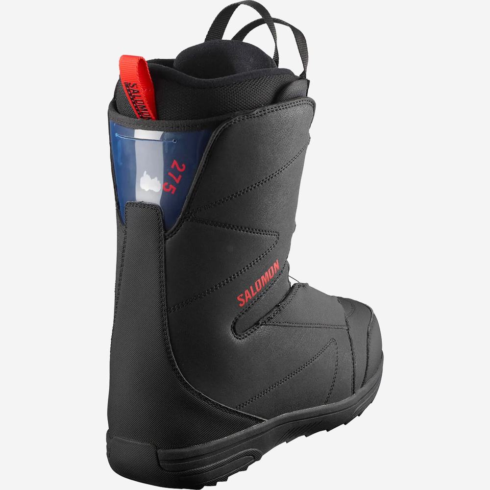 Dámské Snowboardové Boty Salomon Faction Rtl Boa Black/Red | CZ-1576849