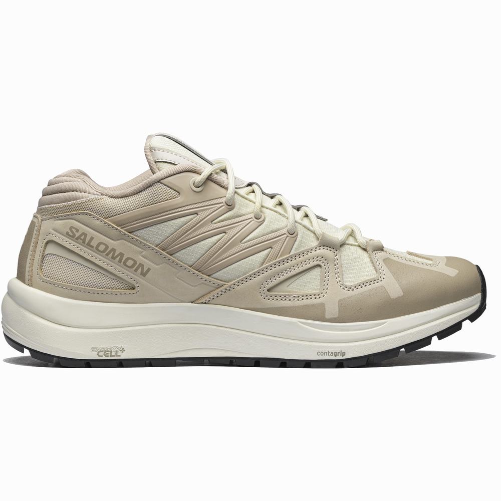 Dámské Tenisky Salomon Odyssey 1 Læder Advanced Khaki/Grey | CZ-8942315