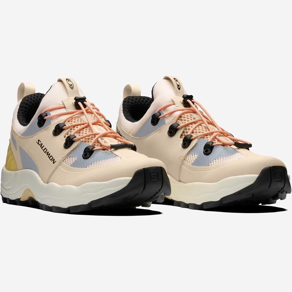 Dámské Tenisky Salomon Raid Vítr Khaki/pink/Orange | CZ-4810562