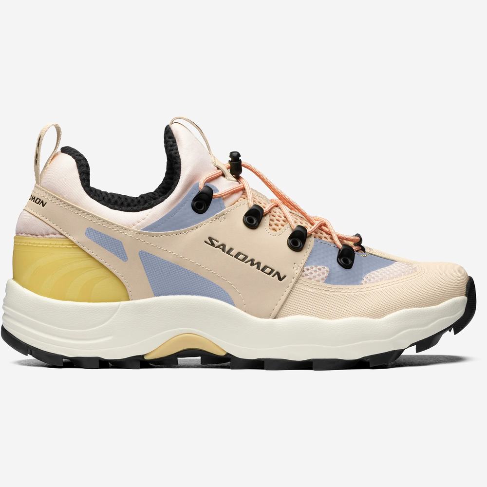 Dámské Tenisky Salomon Raid Vítr Khaki/pink/Orange | CZ-4810562