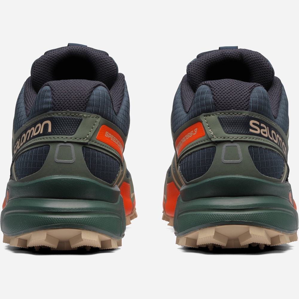 Dámské Tenisky Salomon Speedcross 3 Indigo/Red Orange/Green | CZ-0693218