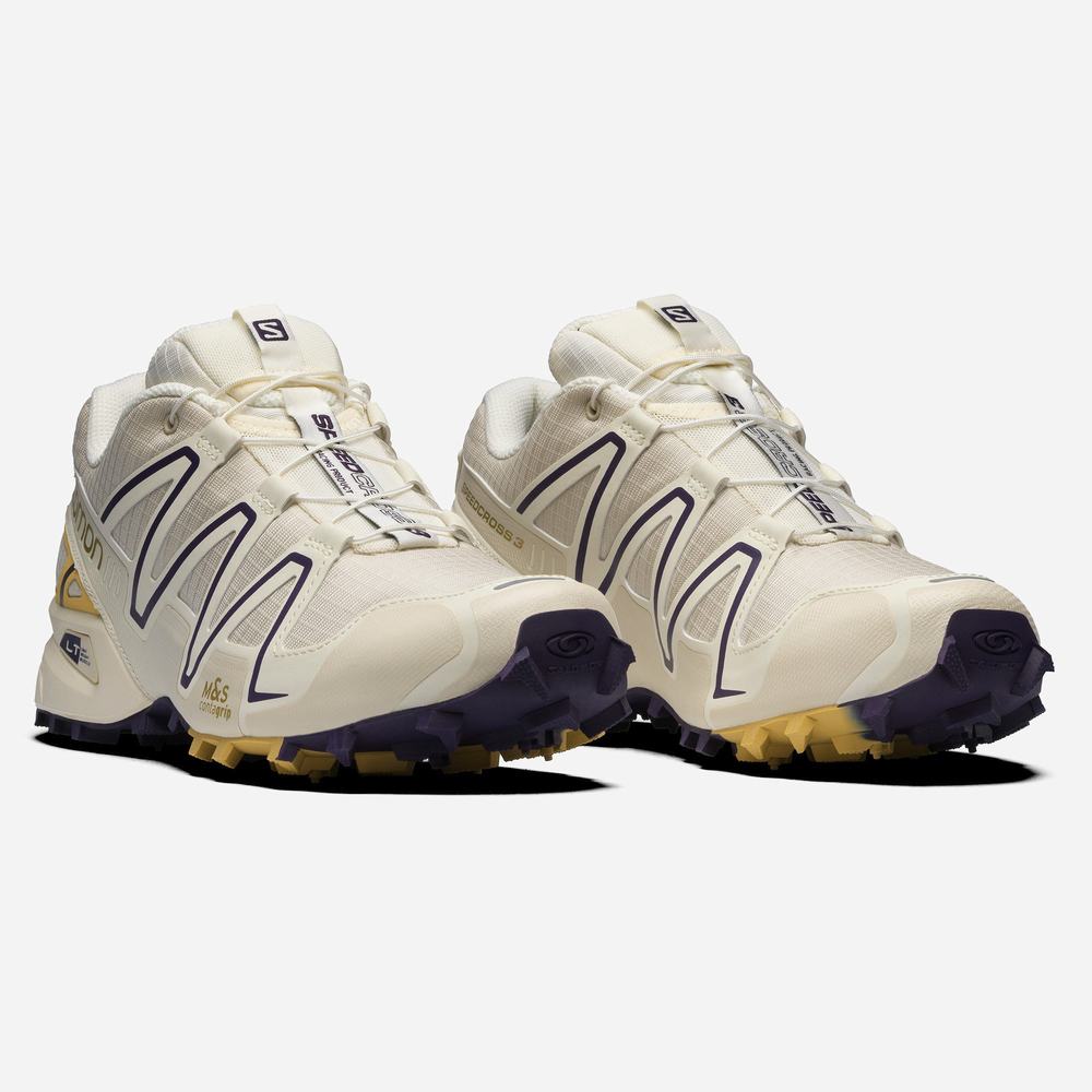 Dámské Tenisky Salomon Speedcross 3 White/Purple | CZ-3219407