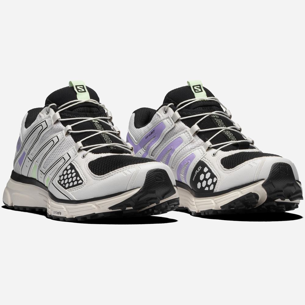 Dámské Tenisky Salomon X-mission 3 White/Green/Lavender | CZ-6482175