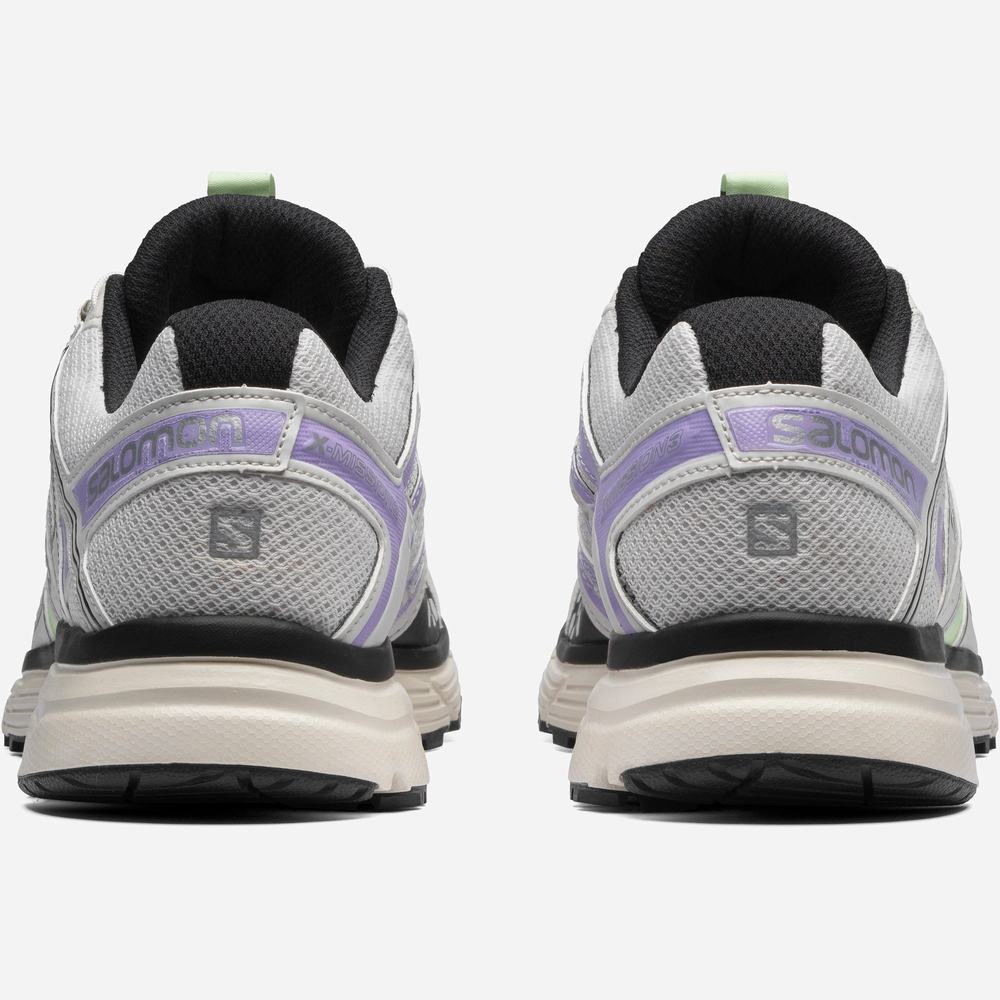 Dámské Tenisky Salomon X-mission 3 White/Green/Lavender | CZ-6482175