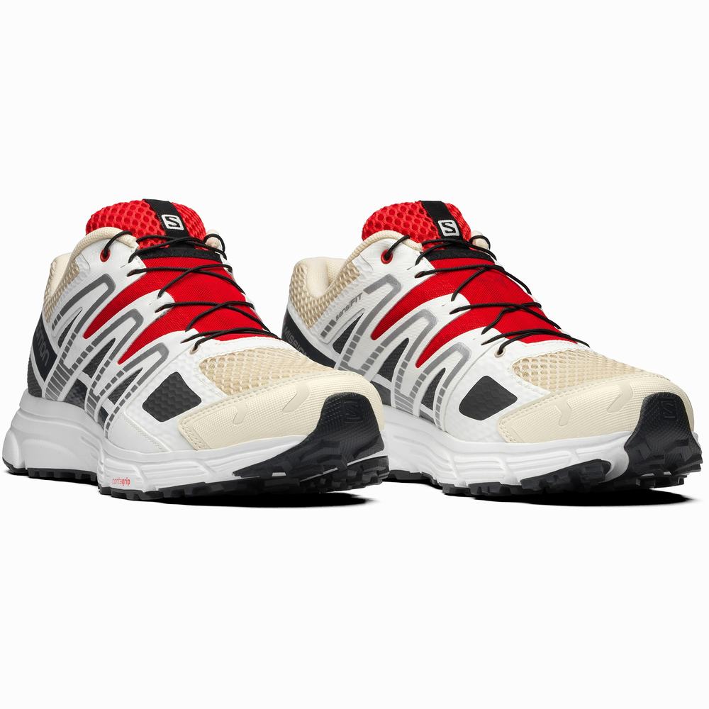 Dámské Tenisky Salomon X-mission 4 Khaki/Black/Red | CZ-0231697