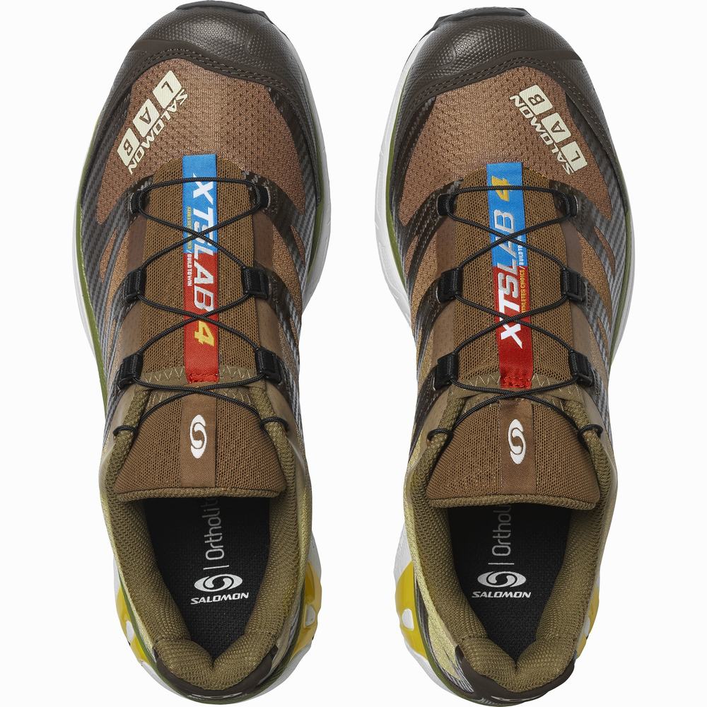 Dámské Tenisky Salomon Xt-4 Brown/Yellow | CZ-8620314