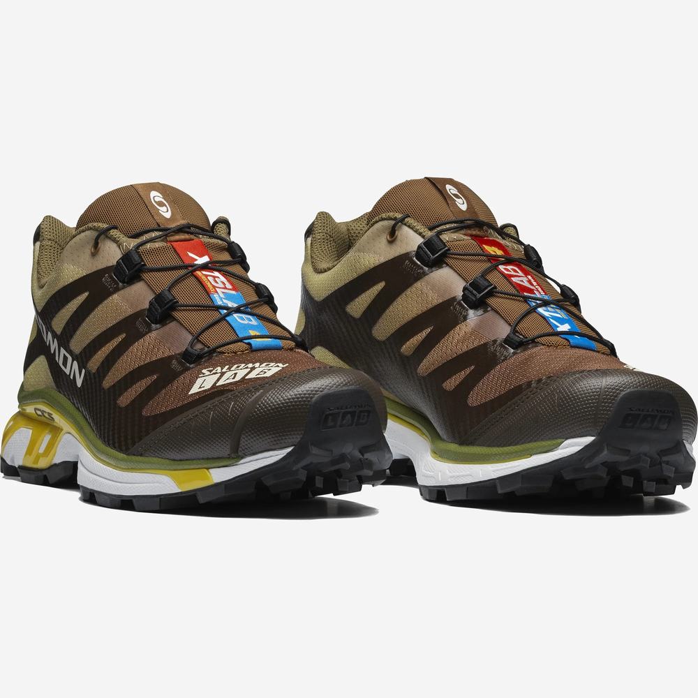 Dámské Tenisky Salomon Xt-4 Brown/Yellow | CZ-8620314