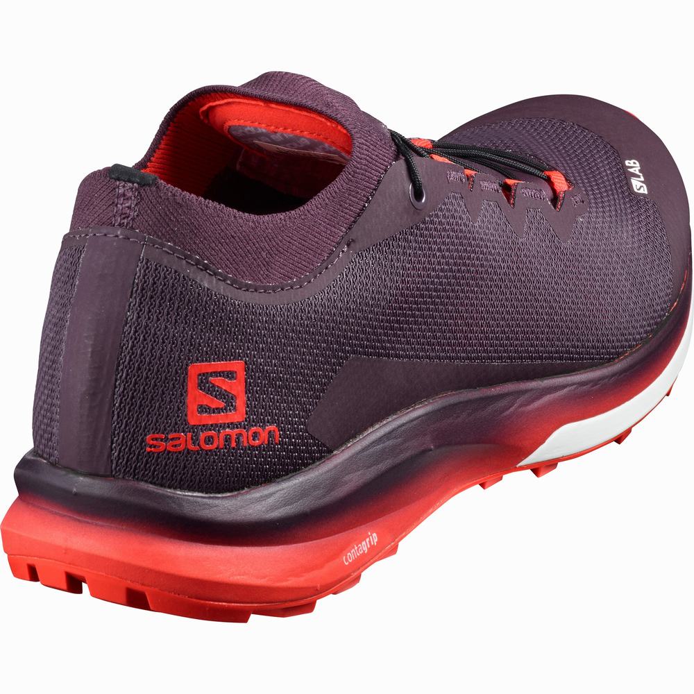 Dámské Trailové Běžecké Boty Salomon S/Lab Ultra 3 Purple/Red | CZ-2439675