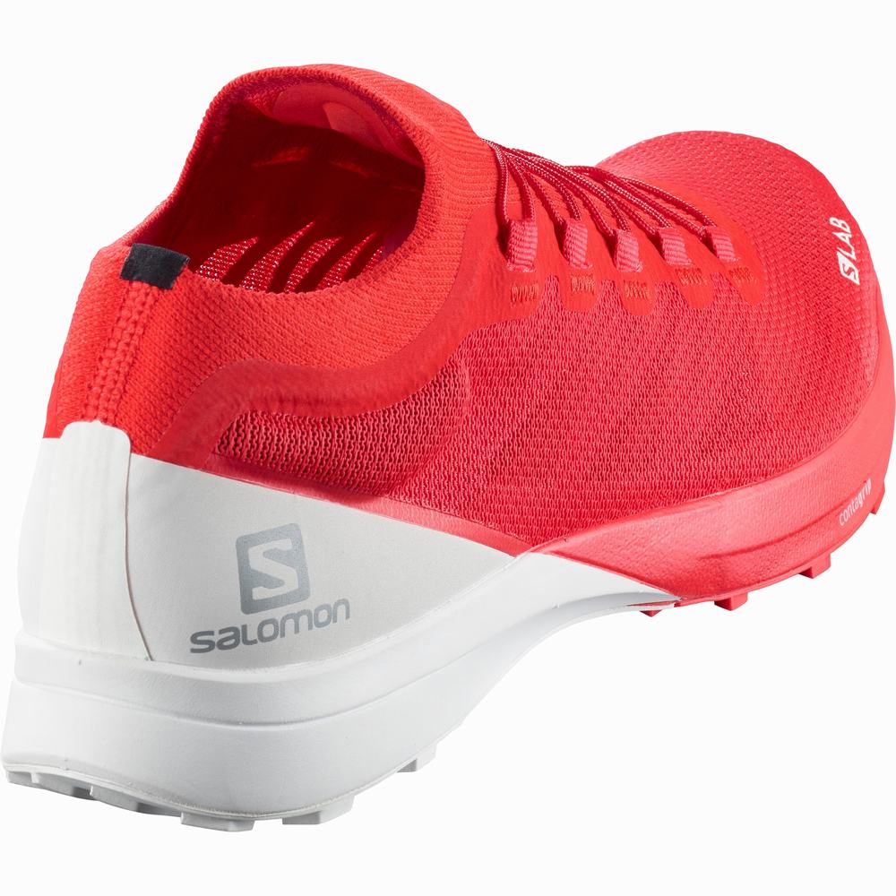 Dámské Trailové Běžecké Boty Salomon S/Lab Sense 8 Red/white | CZ-9842170