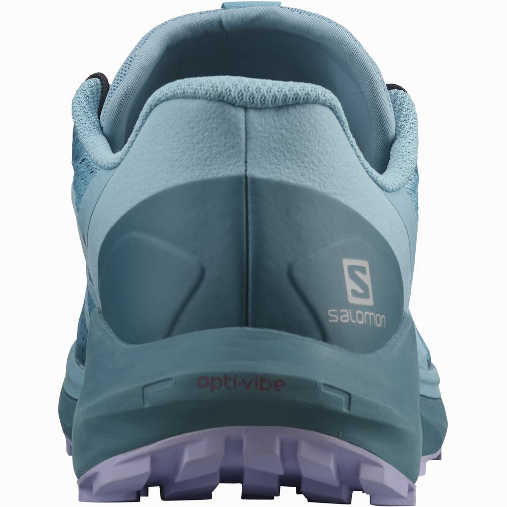 Dámské Trailové Běžecké Boty Salomon Sense Ride 4 Blue/Lavender | CZ-7862415