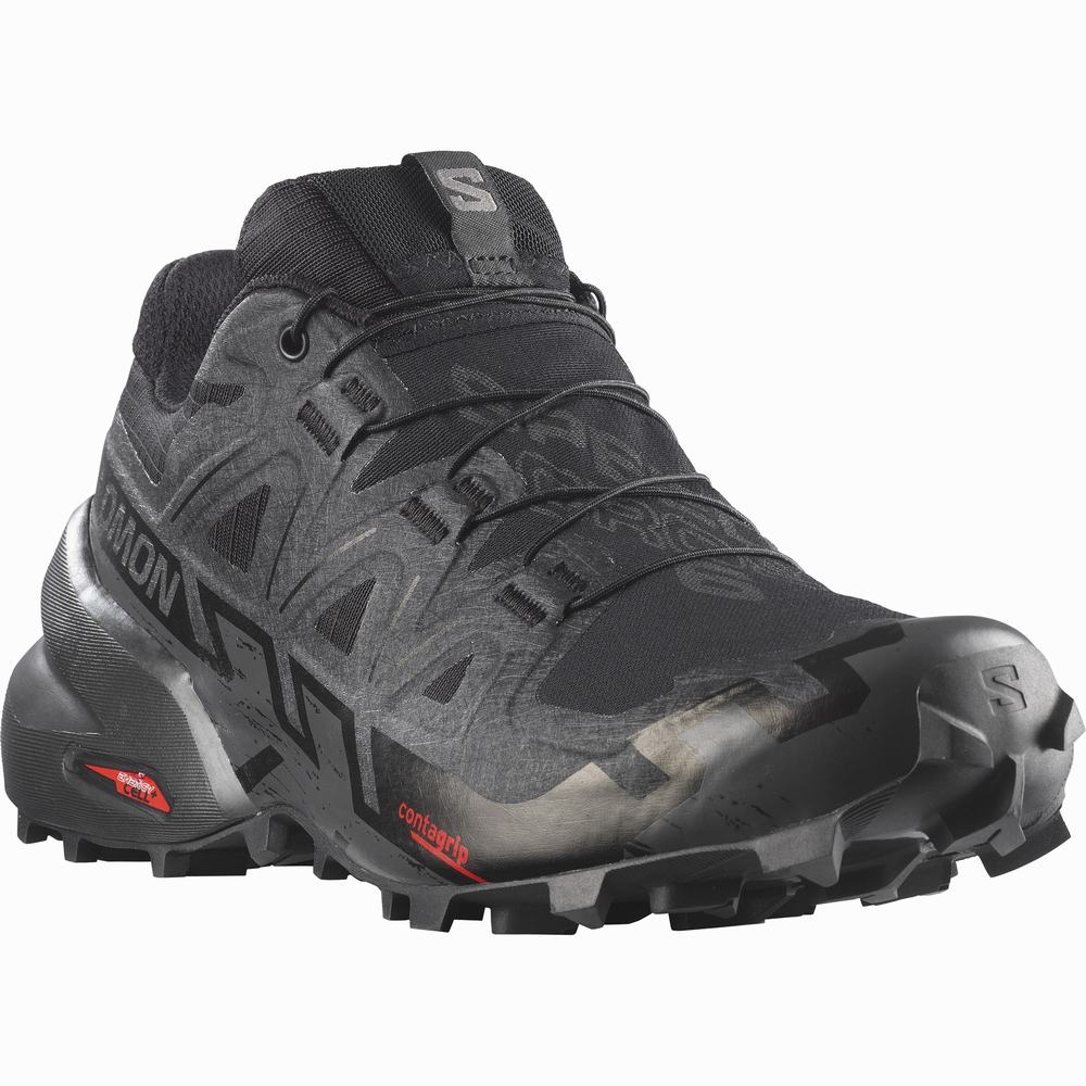 Dámské Trailové Běžecké Boty Salomon Speedcross 6 Gore-tex Černé | CZ-7528349