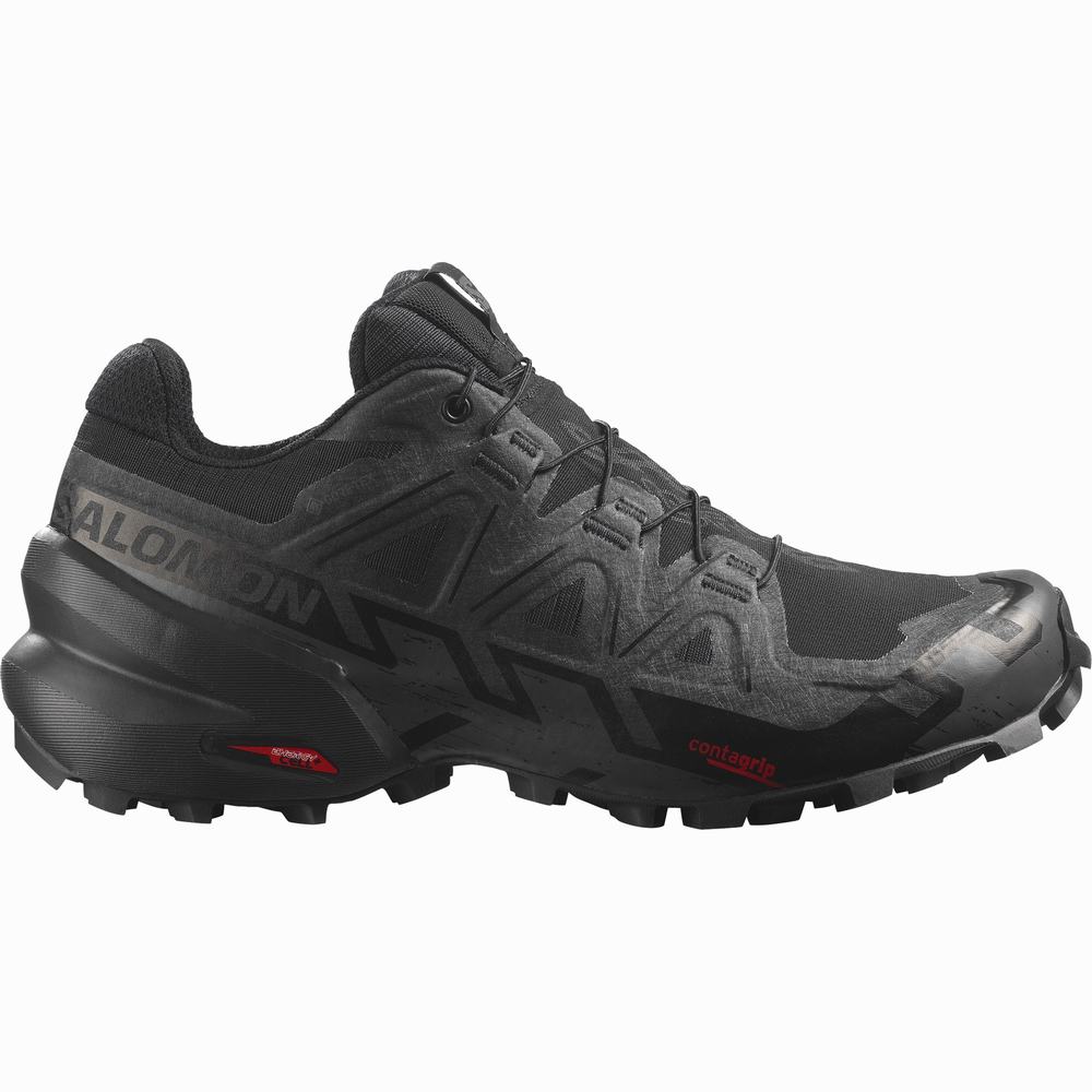 Dámské Trailové Běžecké Boty Salomon Speedcross 6 Gore-tex Černé | CZ-7528349