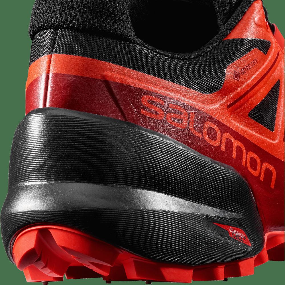 Dámské Trailové Běžecké Boty Salomon Spikecross 5 Gore-tex Black/Red | CZ-3742610