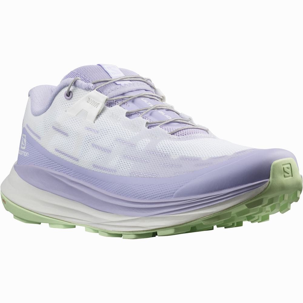 Dámské Trailové Běžecké Boty Salomon Ultra Glide Lavender/White/Green | CZ-3089271