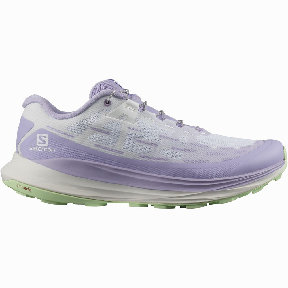 Dámské Trailové Běžecké Boty Salomon Ultra Glide Lavender/White/Green | CZ-3089271