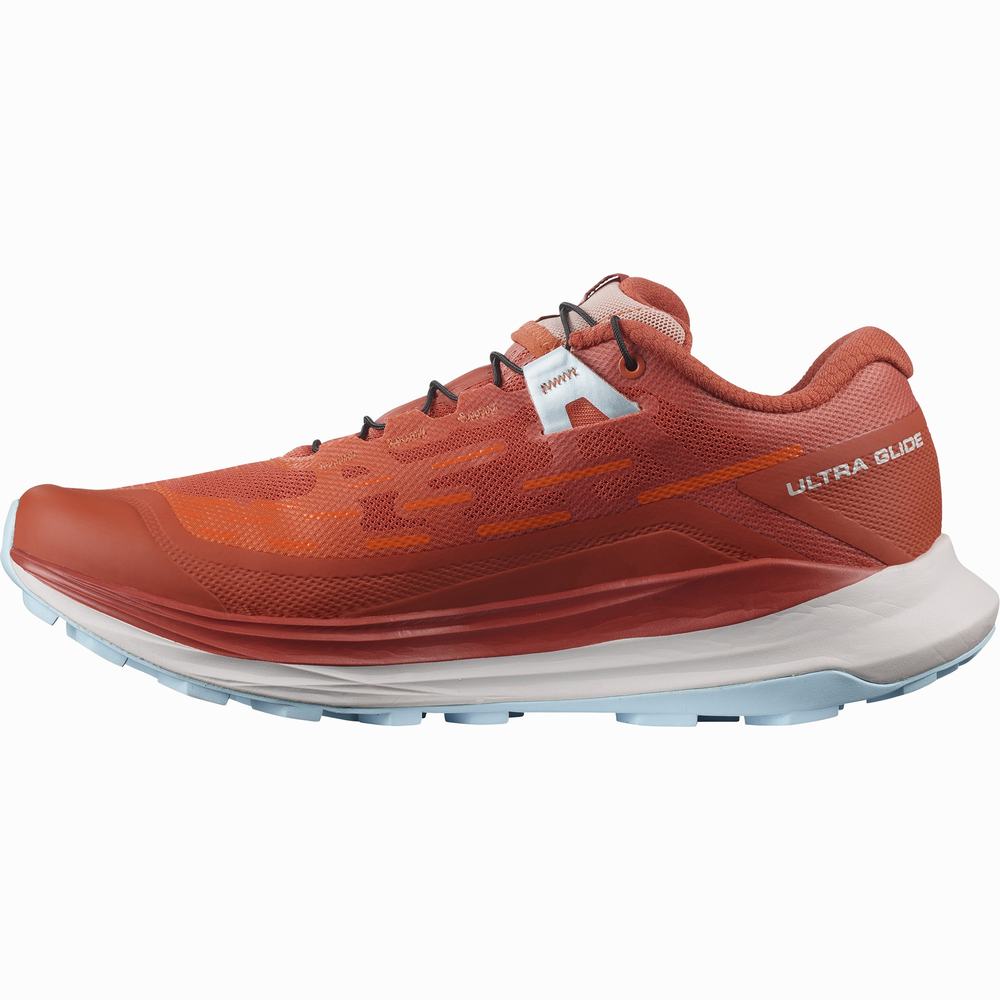 Dámské Trailové Běžecké Boty Salomon Ultra Glide Orange/Red Orange/Blue | CZ-9845720