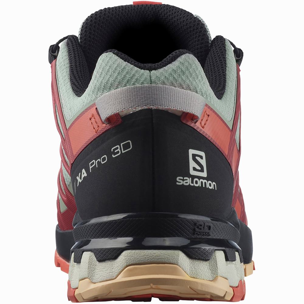 Dámské Trailové Běžecké Boty Salomon Xa Pro 3d V8 Gore-tex Červené | CZ-3542980