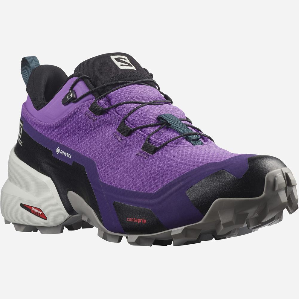 Dámské Turistické Boty Salomon Cross Hike Gore-tex Tyrkysové | CZ-5430896