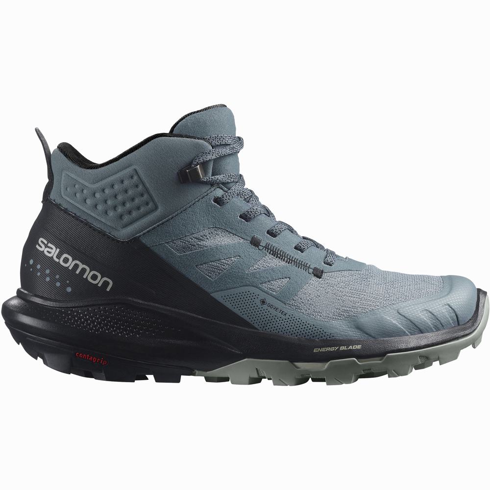 Dámské Turistické Boty Salomon Outpulse Mid Gore-tex Černé | CZ-7859421