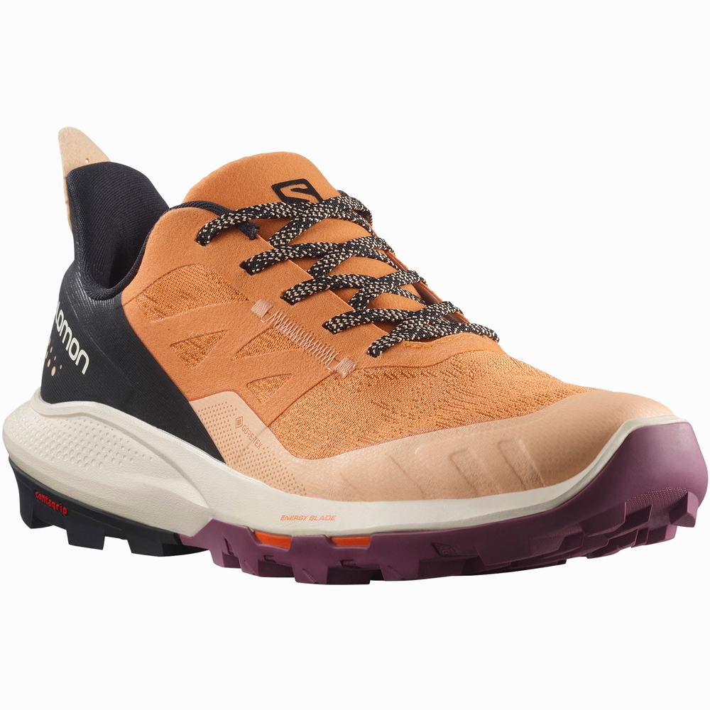 Dámské Turistické Boty Salomon Outpulse Gore-tex Apricot/Black | CZ-9423160