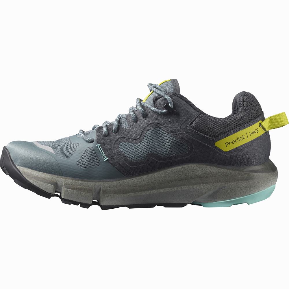 Dámské Turistické Boty Salomon Predict Hike Gore-tex Navy/Turquoise | CZ-8574901