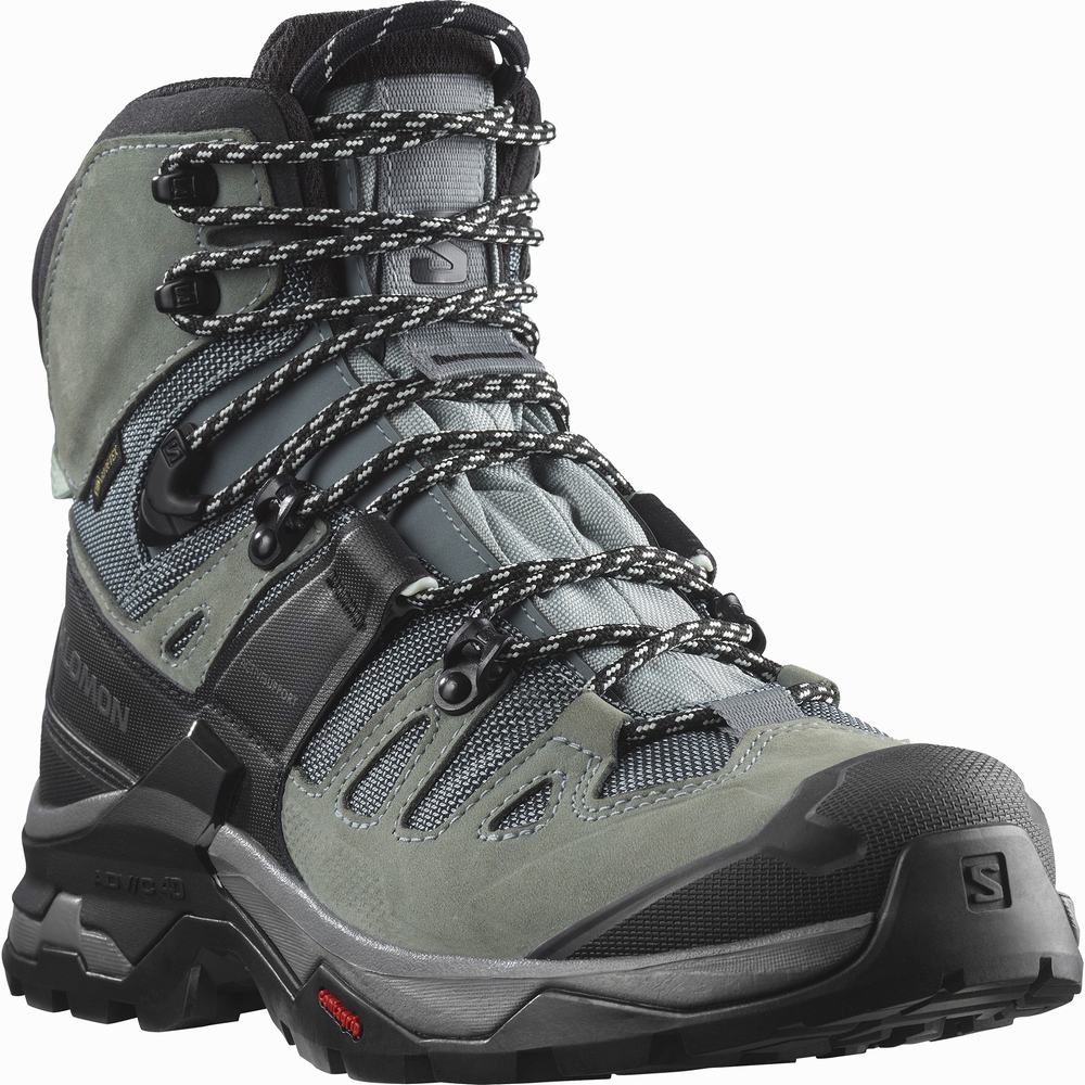 Dámské Turistické Boty Salomon Quest 4 Gore-tex Blue/Black | CZ-0618427