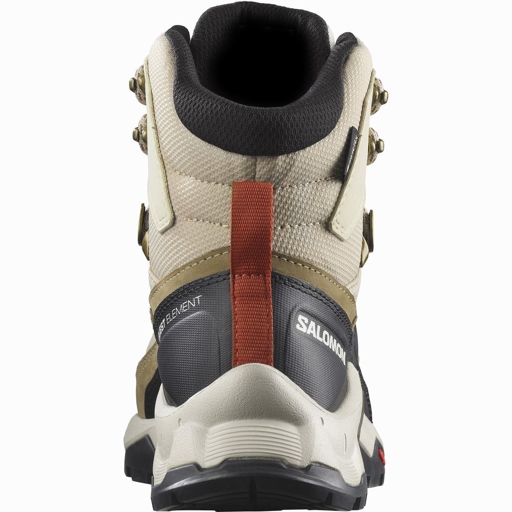 Dámské Turistické Boty Salomon Quest Element Gore-tex Hnědožlutý | CZ-7236849