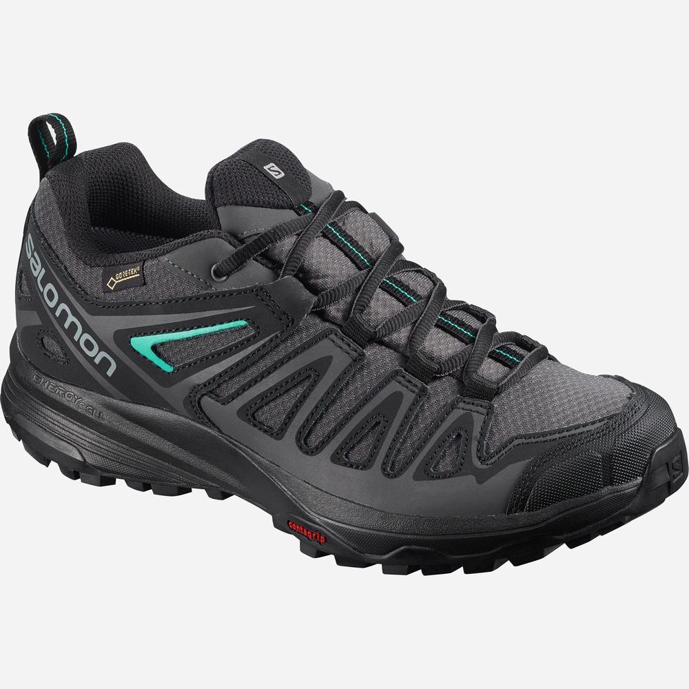 Dámské Turistické Boty Salomon X Crest Gore-tex Černé | CZ-9605713