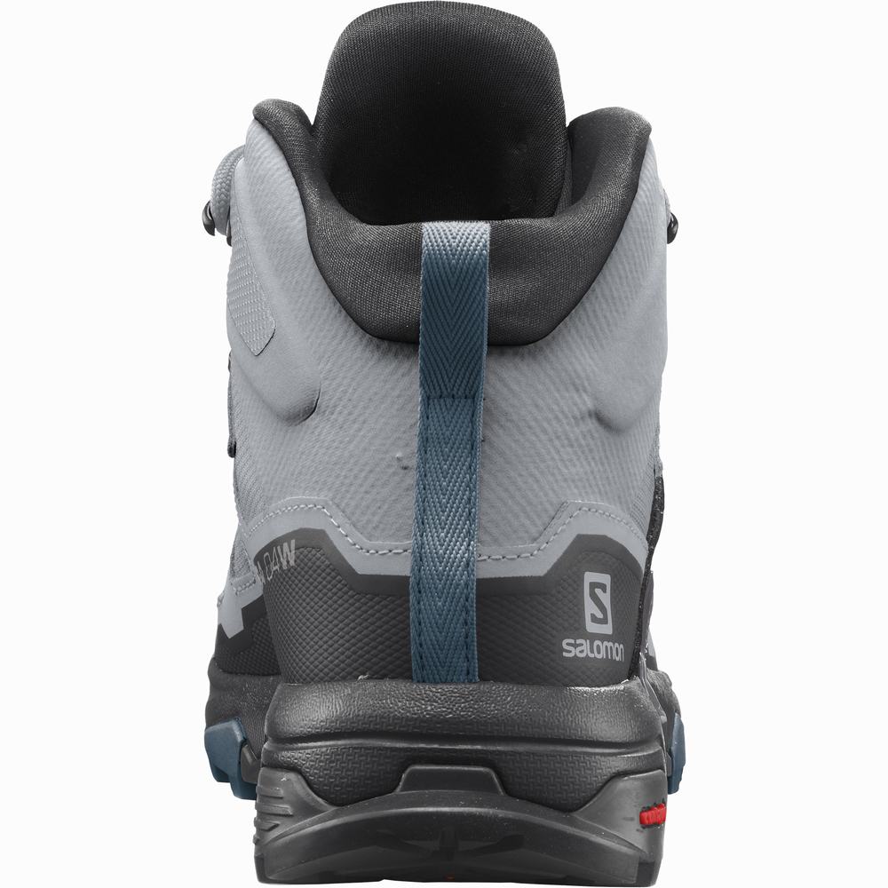 Dámské Turistické Boty Salomon X Ultra 4 Mid Gore-tex Black/Blue | CZ-1345780