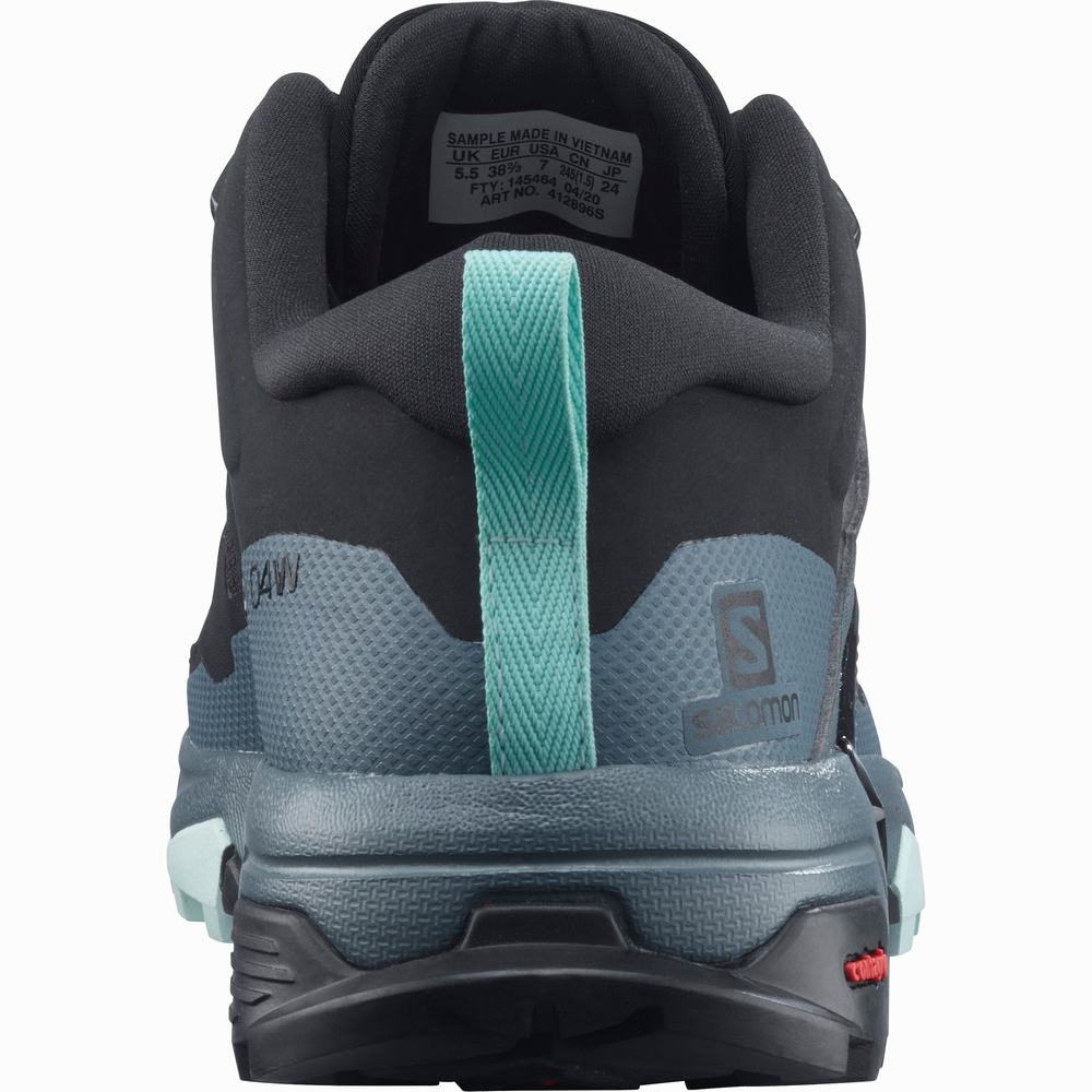 Dámské Turistické Boty Salomon X Ultra 4 Gore-tex Black/Blue | CZ-2851609