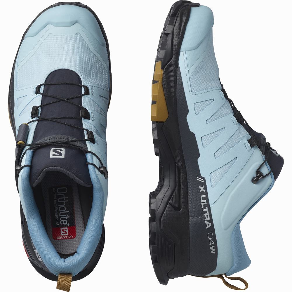 Dámské Turistické Boty Salomon X Ultra 4 Gore-tex Blue/Black | CZ-4137206