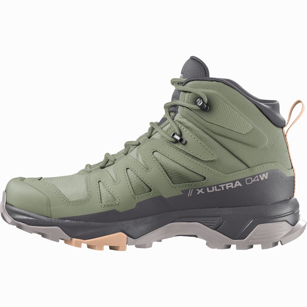 Dámské Turistické Boty Salomon X Ultra 4 Mid Gore-tex Krém | CZ-5724308