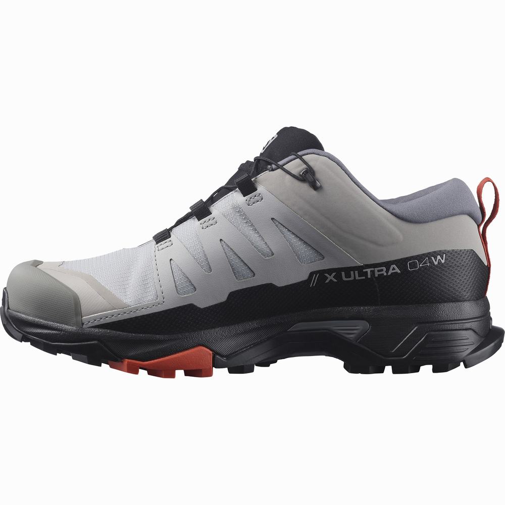 Dámské Turistické Boty Salomon X Ultra 4 Široké Gore-tex Grey/Black | CZ-8940723