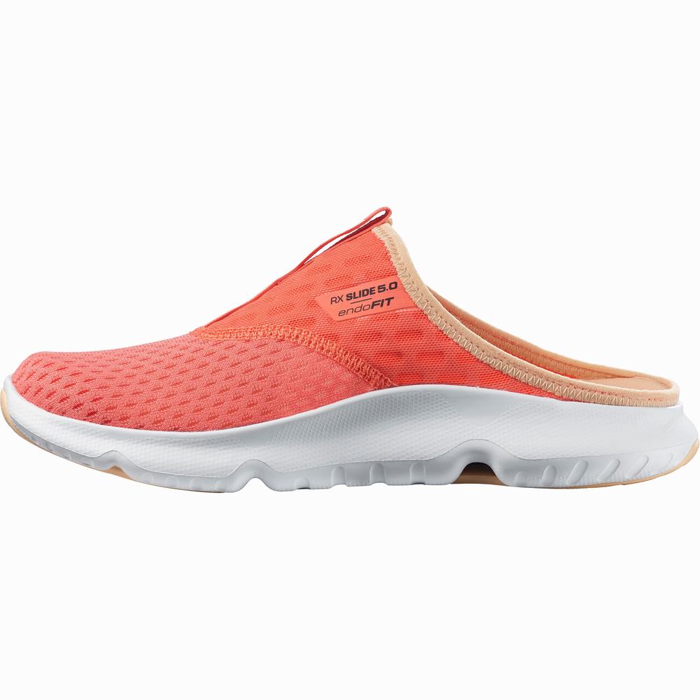 Dámské Záchranná Obuv Salomon Reelax Pantofle 5.0 Coral/White/Cream | CZ-7621953