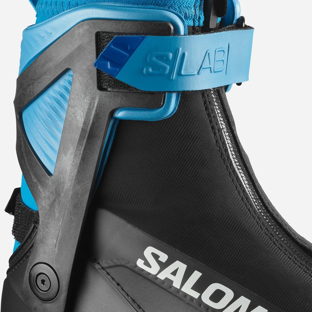 Dětské Lyžařské Boty Salomon S/Lab Skiathlon Cs Black/Blue | CZ-7426103