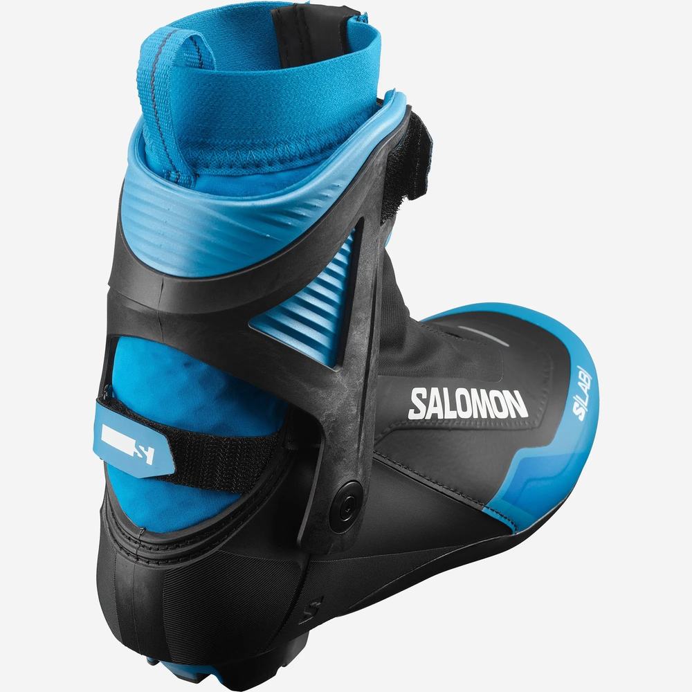 Dětské Lyžařské Boty Salomon S/Lab Skiathlon Cs Black/Blue | CZ-7426103