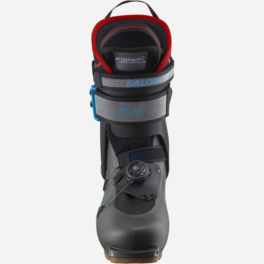 Pánské Lyžařské Boty Salomon S/Lab Mtn Summit Black/Dark Grey/Blue | CZ-5168324