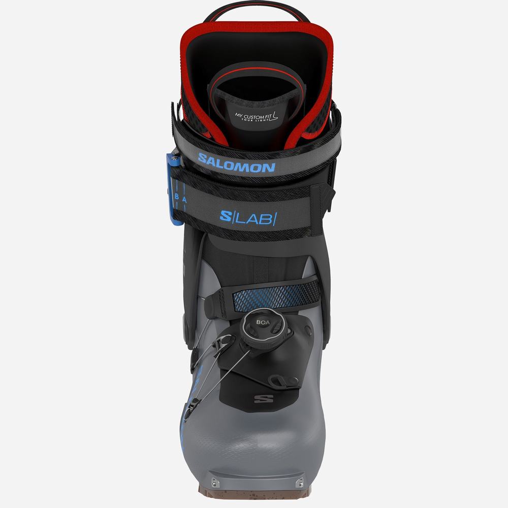 Pánské Lyžařské Boty Salomon S/Lab Mtn Summit Black/Dark Grey/Blue | CZ-5168324