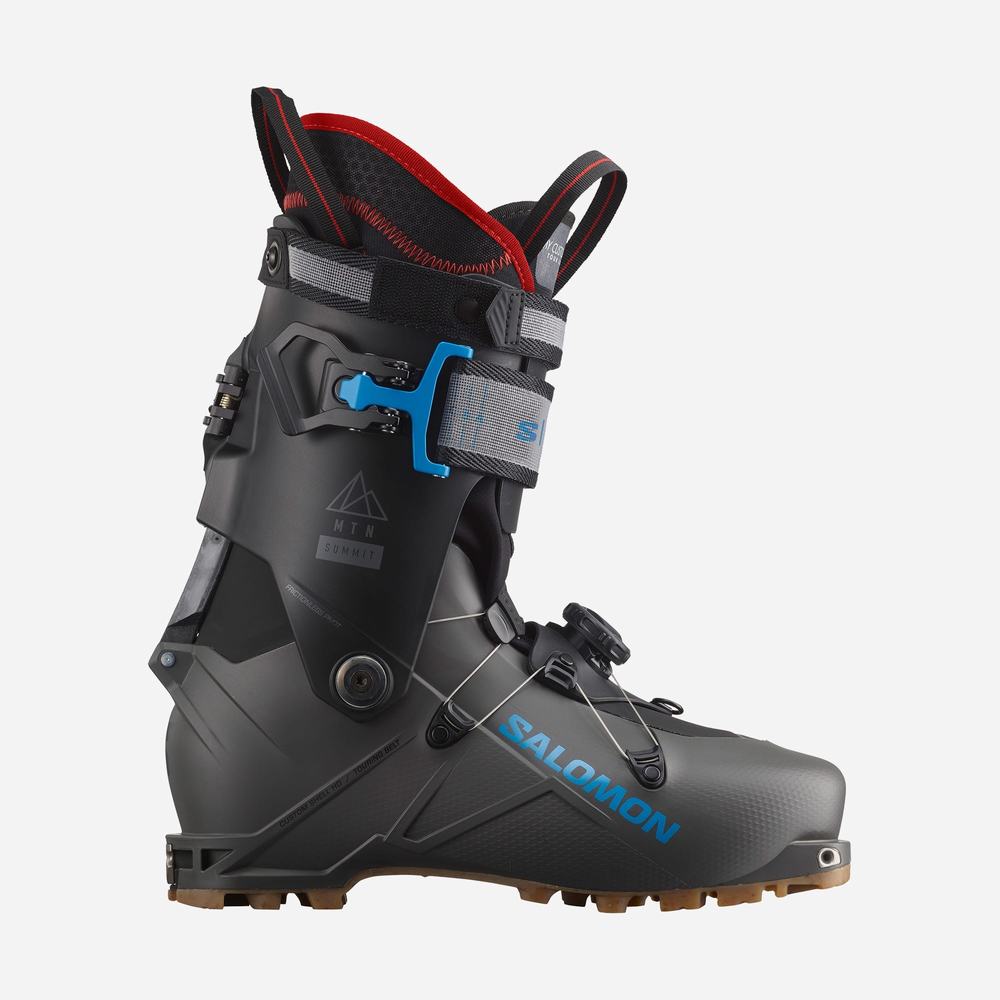 Pánské Lyžařské Boty Salomon S/Lab Mtn Summit Black/Dark Grey/Blue | CZ-5168324