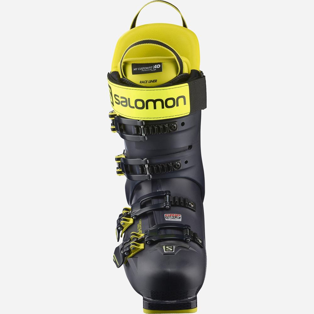 Pánské Lyžařské Boty Salomon S/Pro 130 Black/Yellow/Blue | CZ-3954012