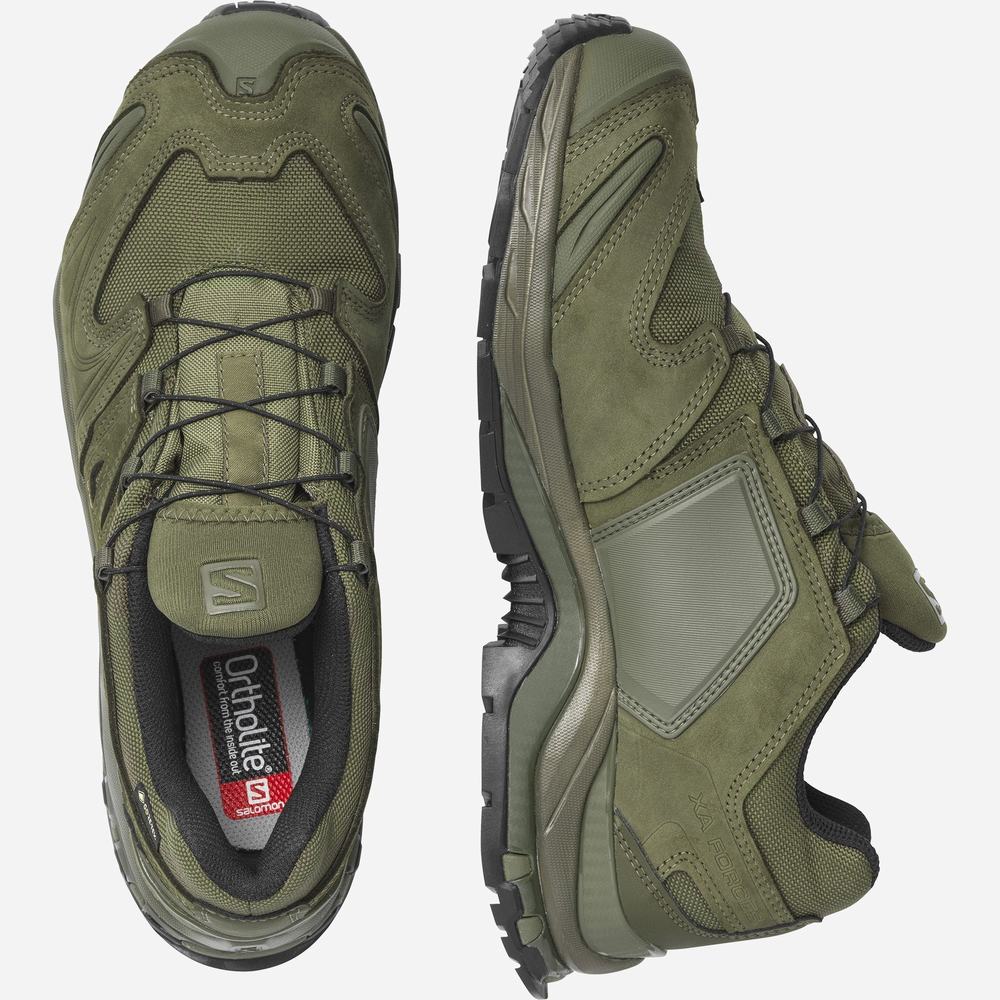 Pánské Přibližovací Boty Salomon Xa Forces Gore-tex Zelene | CZ-4510927