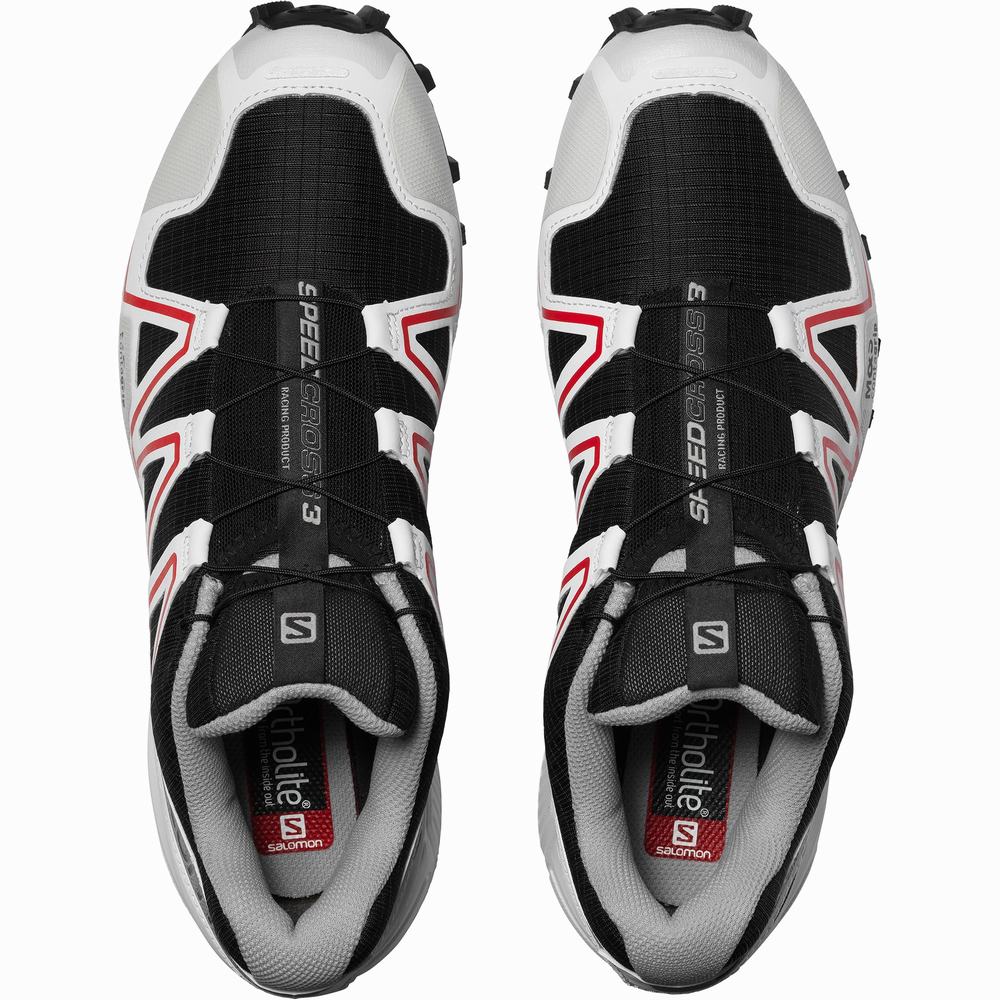 Pánské Tenisky Salomon Speedcross 3 Gradient Black/White | CZ-3078129