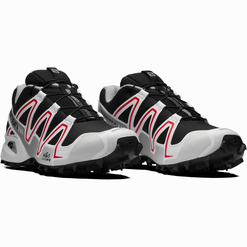 Pánské Tenisky Salomon Speedcross 3 Gradient Black/White | CZ-3078129